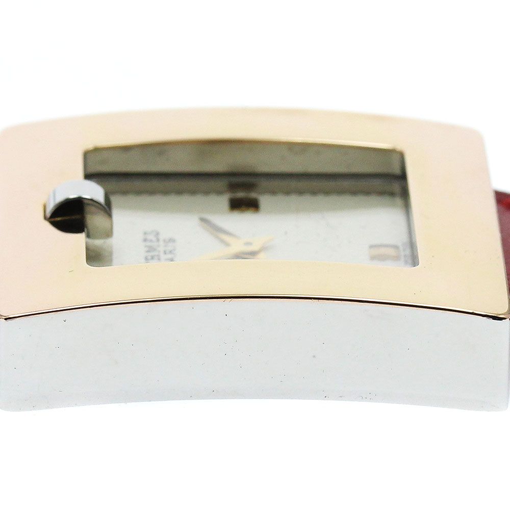  エルメス HERMES BE 1 220 ベルトウォッチ D刻印 クォーツ レディース_923347 腕時計(クォーツ) 腕時計(アナログ)