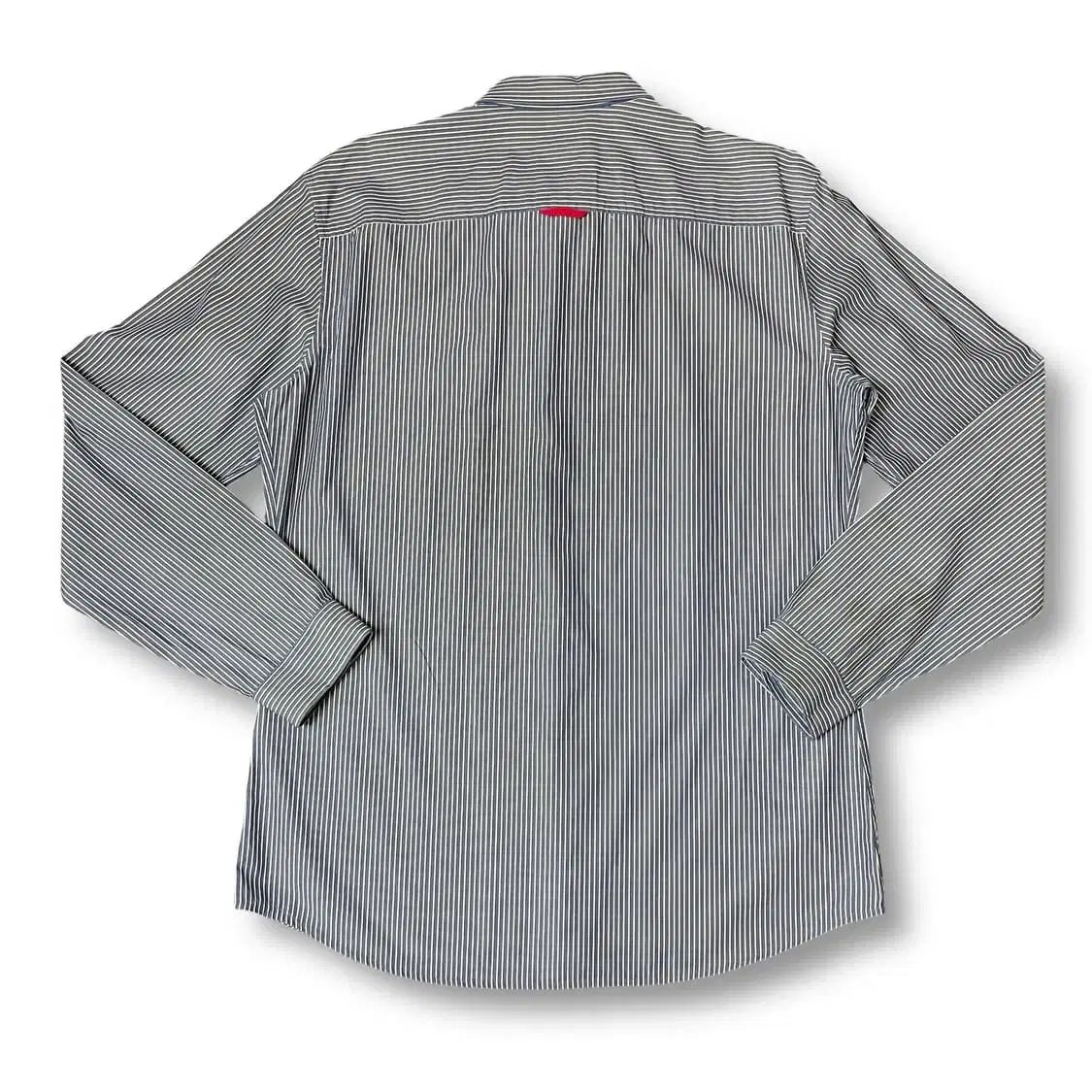 アルマーニ エクスチェンジ ストライプ スリム ワンポケット 長袖