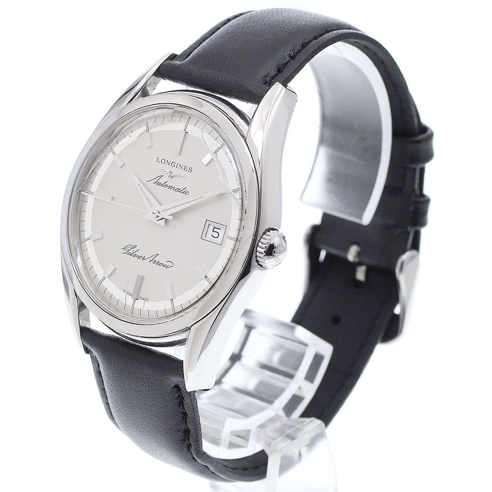 ロンジン LONGINES L1.647.4 シルバーアロー デイト 自動巻き メンズ_