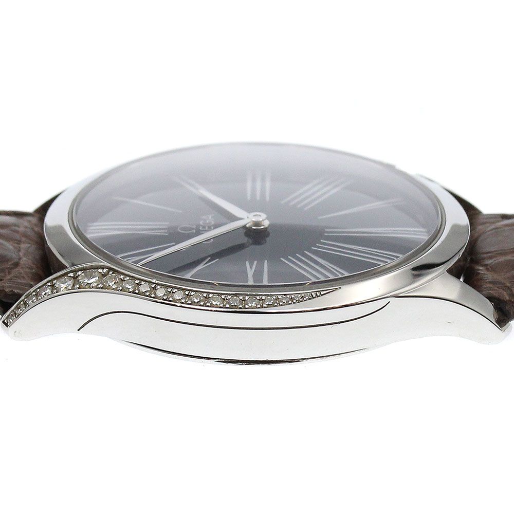  オメガ OMEGA 428.18.36.60.03.001 デビル トレゾア ダイヤベゼル クォーツ レディース保証書付き_921795 腕時計(クォーツ) 腕時計(アナログ)