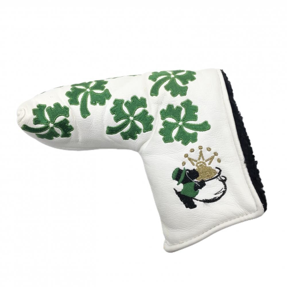 スコッティキャメロン×タイトリスト パターカバー 白×グリーン ピン型