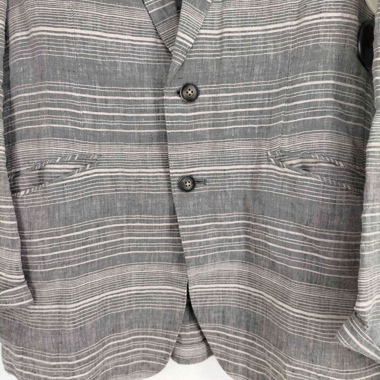 マウリツィオバルダサーリ MAURIZIO BALDASSARI ボーダー リネン100 2B