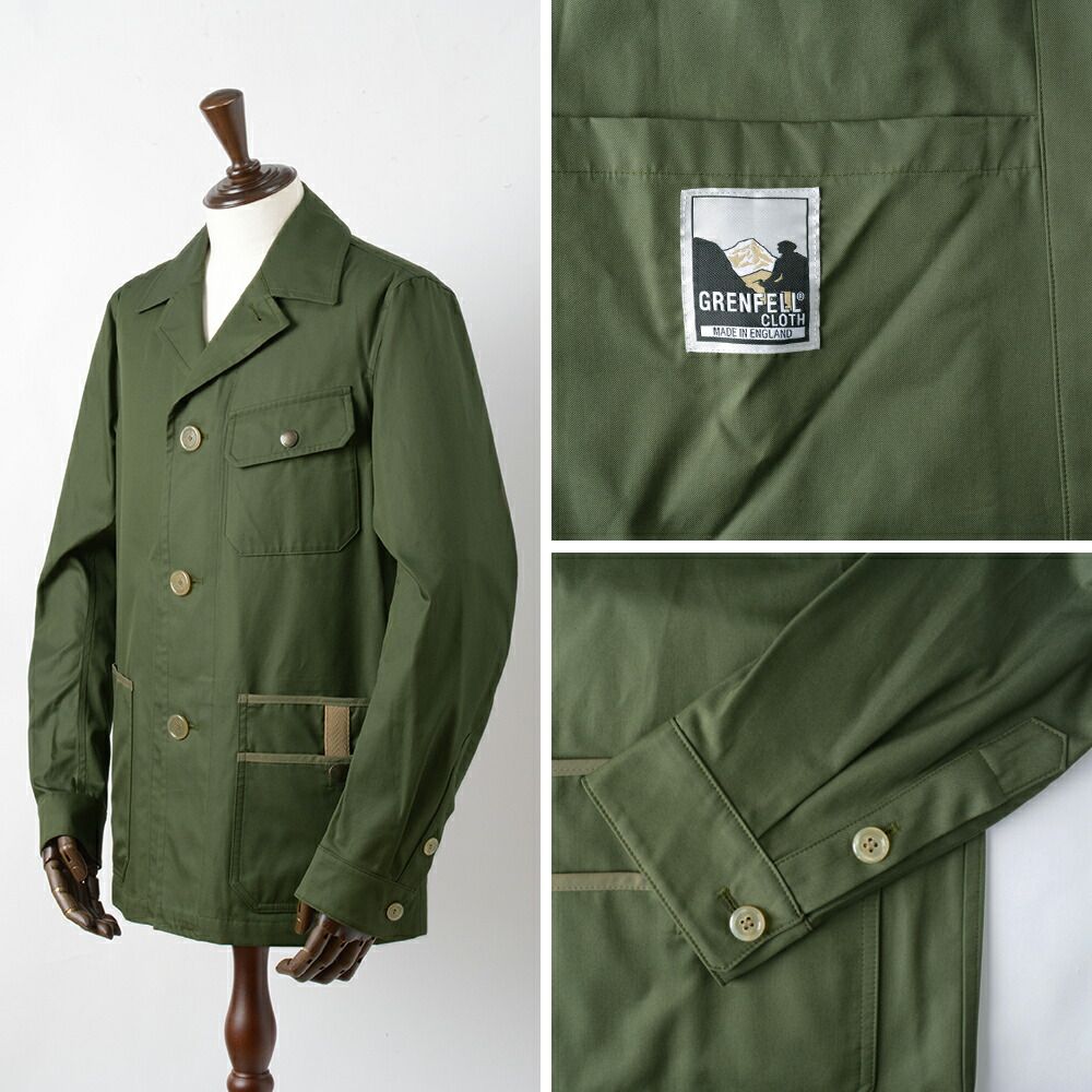 40%OFF/定価121,000円】グレンフェル 新品 ミリタリージャケット KEW