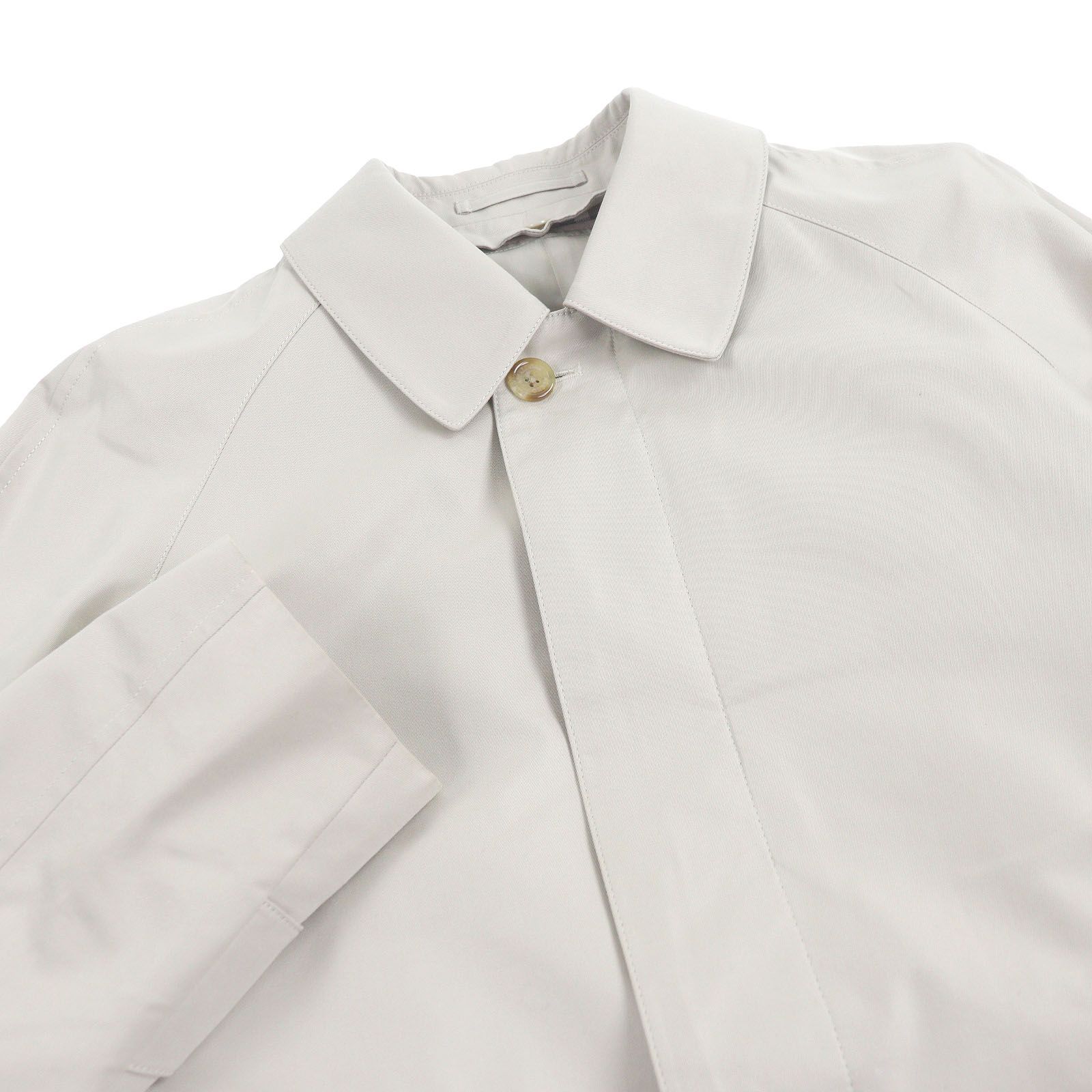 Aquascutum LONDON アクアスキュータムロンドン カシミヤ混ライナー付き ステン コート ベージュ 36 メンズ