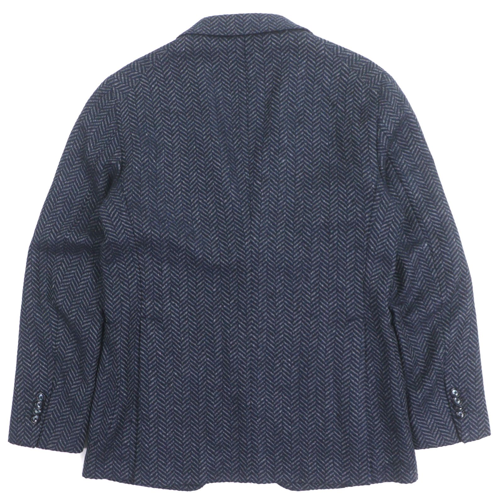 極美品▽TAGLIATORE タリアトーレ 1SMC22K ウール シルク ヘリンボー柄