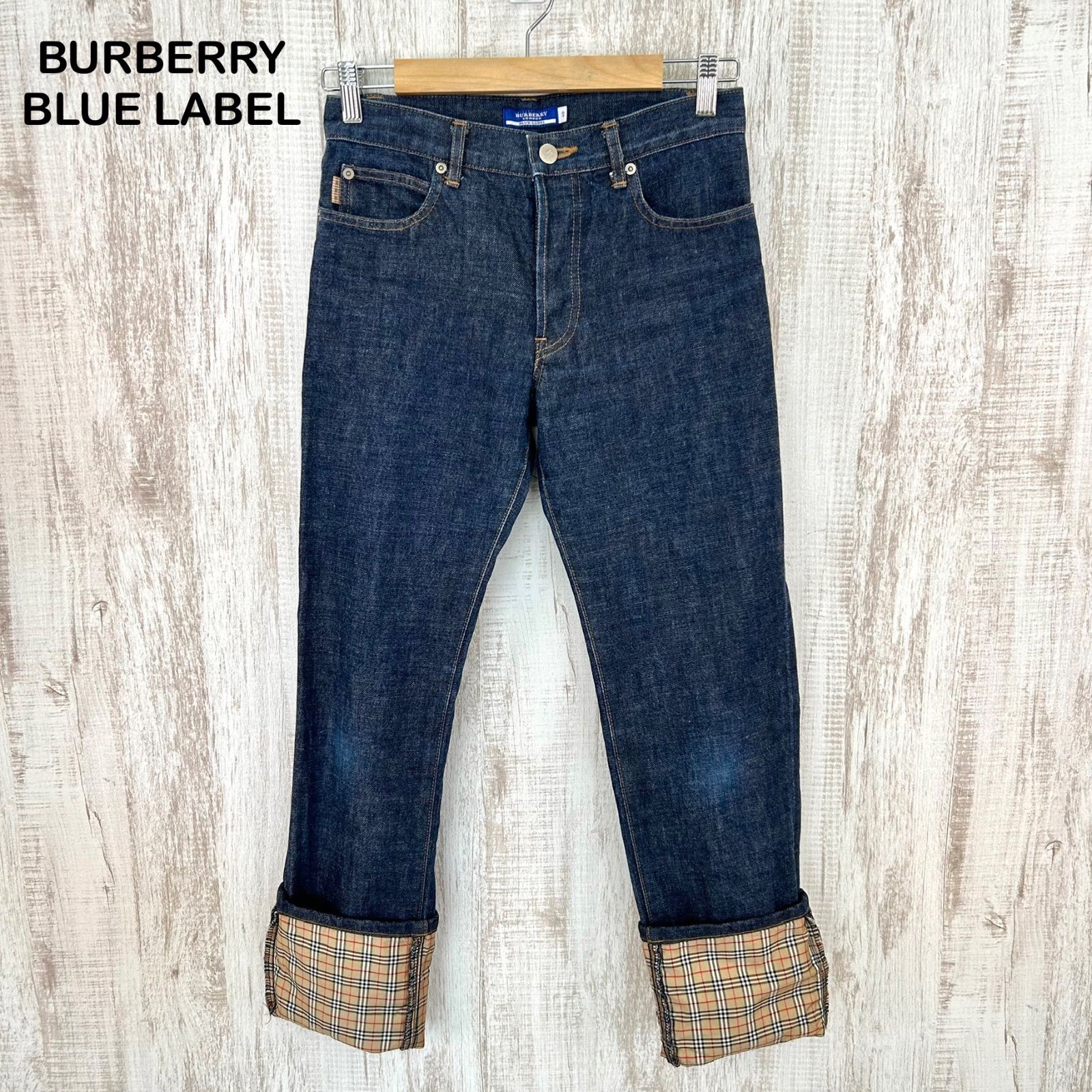 BURBERRY BLUE LABEL バーバリーブルーレーベル ホースロゴボタン ノバ