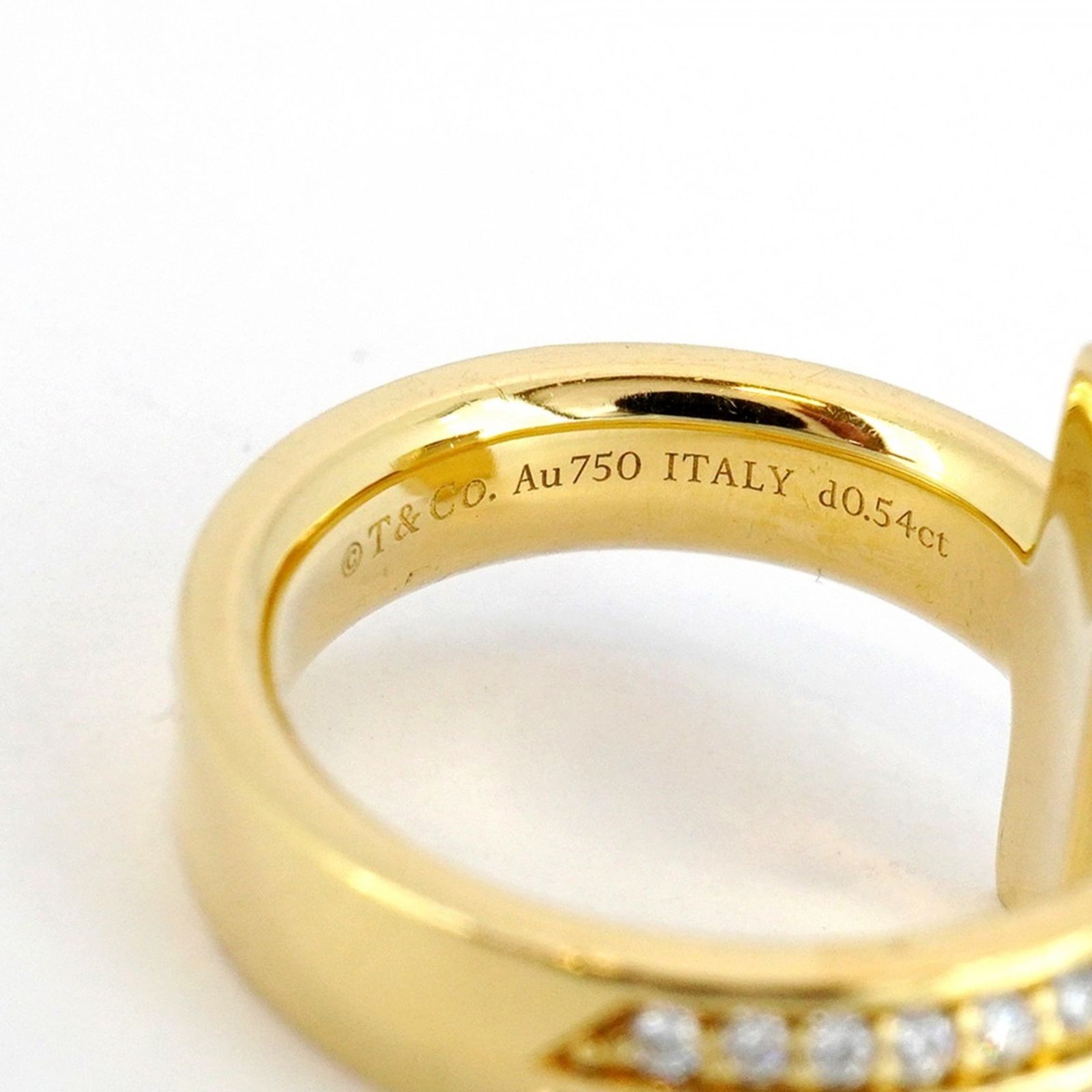 ティファニー(Tiffany) ティファニー リング Tワン 18KYG イエロー