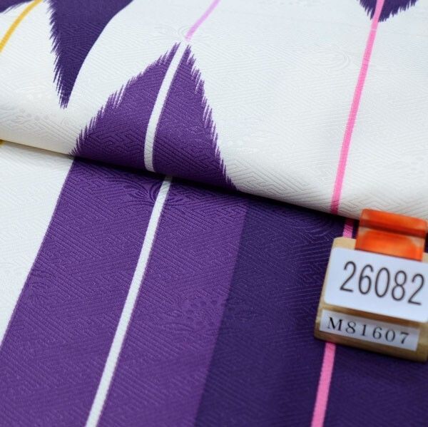 着物袴セット ジュニア用へ直し135～150 cm 矢羽 紫色 袴変更 NO 26082-02 26082-03