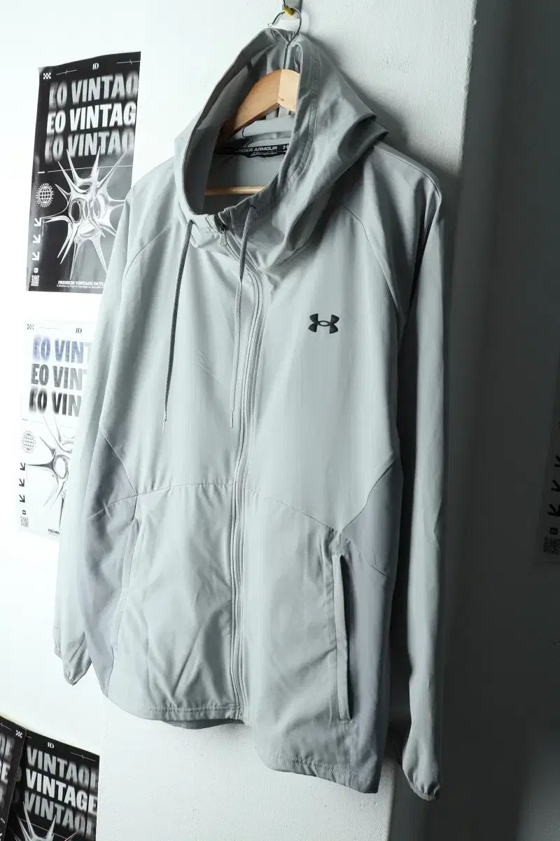 2XL) UNDER ARMOUR アンダーアーマー ジップアップ ウィンドブレーカー 