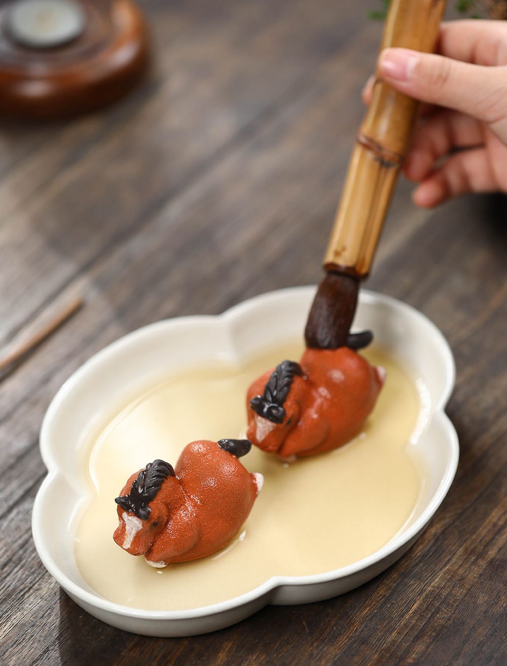 置物 太っている馬