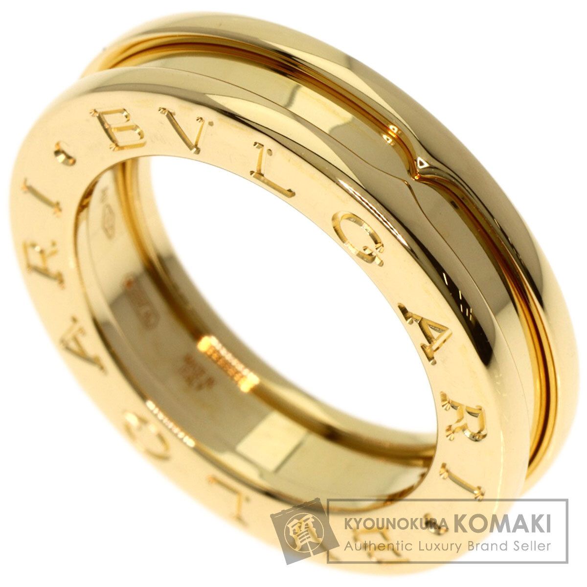 BVLGARI ブルガリ B-zero 1 ビーゼロワン 1バンド 45 リング 指輪 K 18 YG レディース