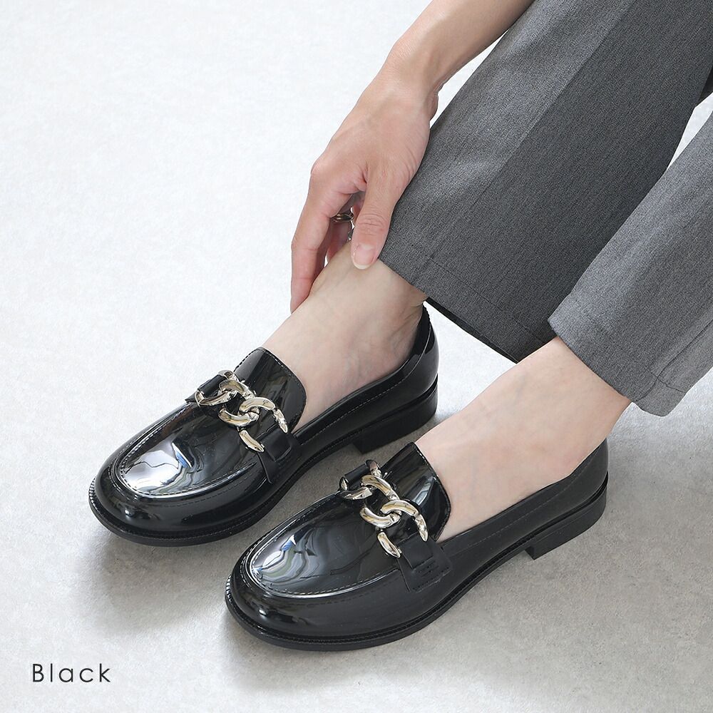  グレー 完全防水 レインシューズ レディース ローファー レインパンプス 雨靴 ローヒール ぺたんこ 雨 防水 防滑 痛くない 歩きやすい 軽量 軽い柔らかい 長時間 疲れない おしゃれ きれいめ かわいい 通勤 晴雨兼用 靴 レインシューズ 長靴 レインシューズ