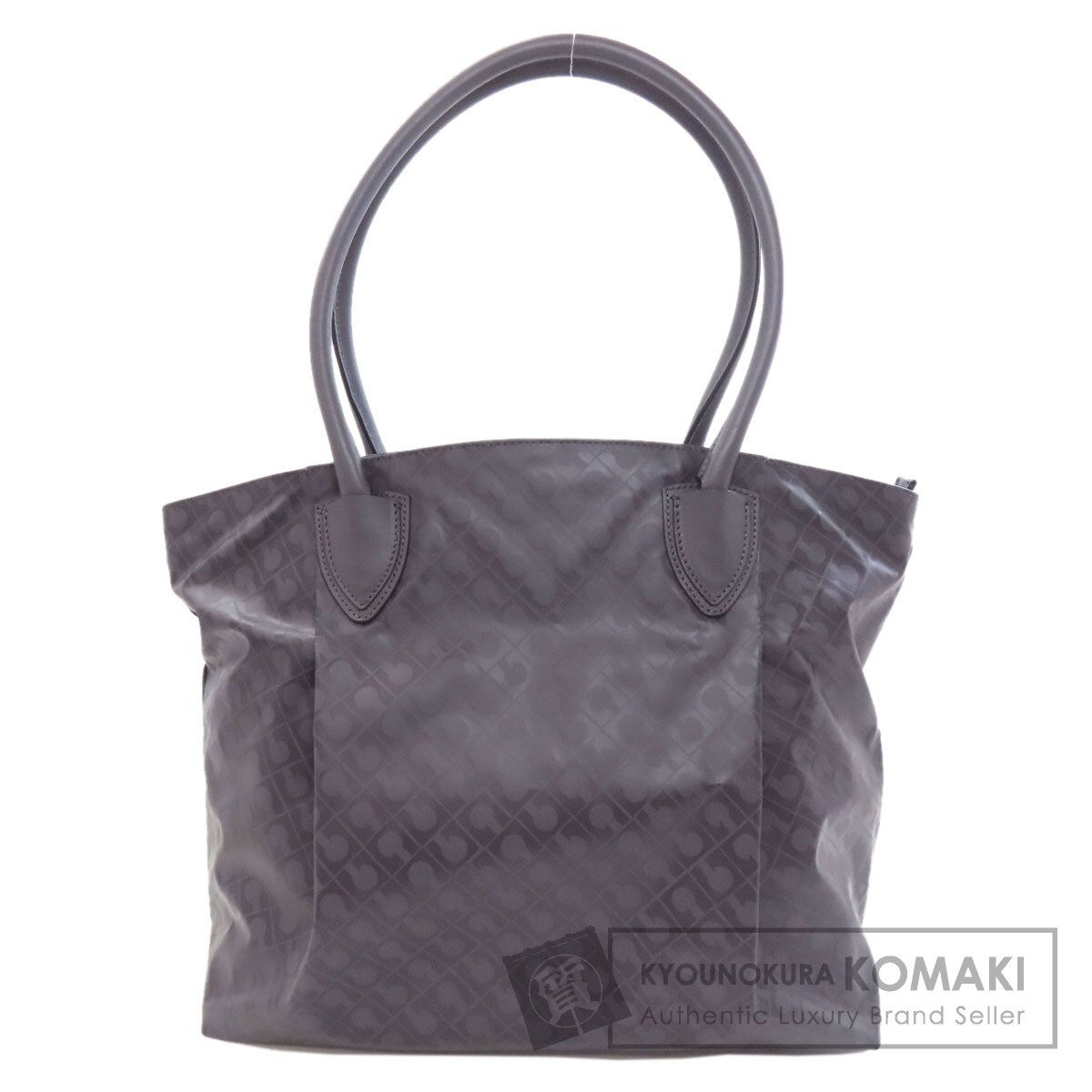 GHERARDINI ゲラルディーニ ロゴモチーフソフティ トートバッグ ポリエステル ポリウレタンコーティング レディース