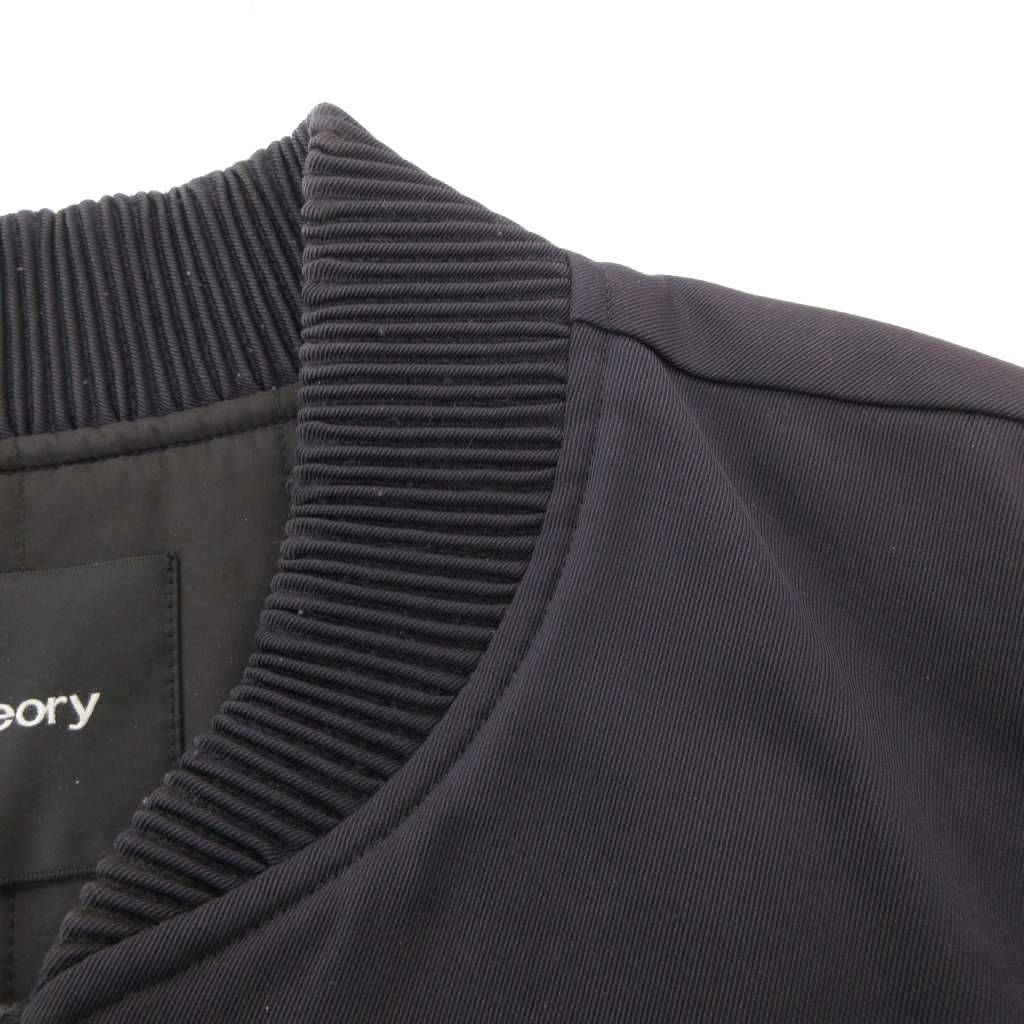 セオリー Theory MA-1 ブルゾン ジャケット 中綿 ジップアップ L 紺