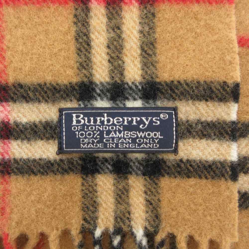 バーバリー ロンドン BURBERRY LONDON マフラー ノバチェック 英国製