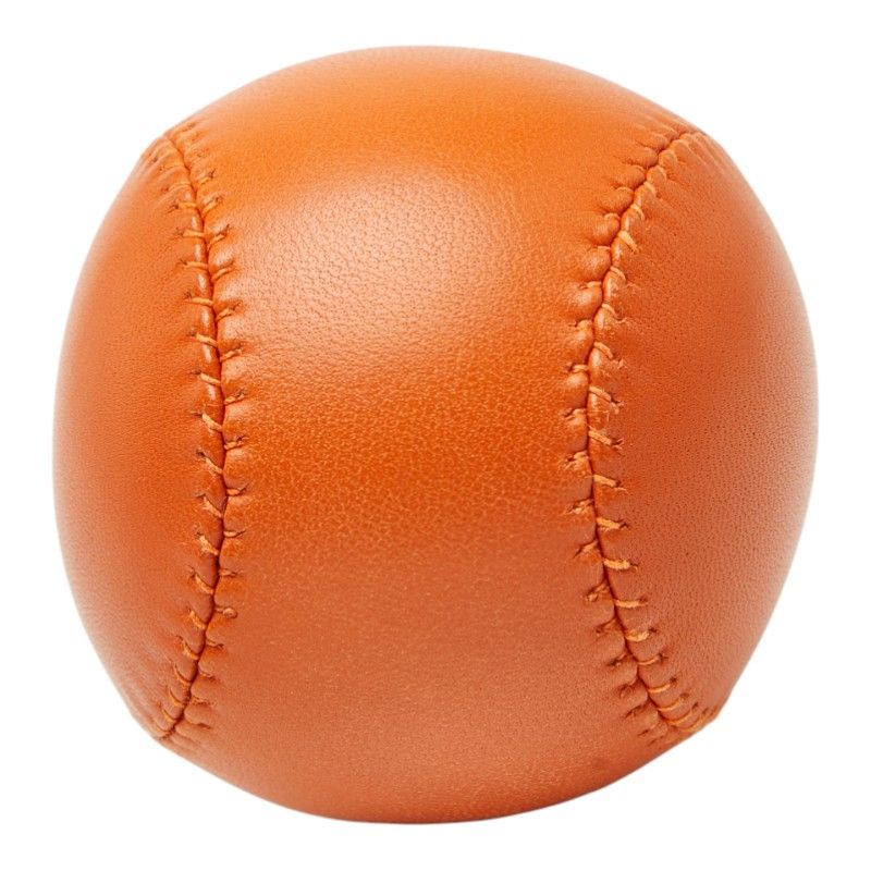 エルメス 2007年 オープン記念 ノベルティ ボール オレンジ レザー メンズ HERMES 1-0242683