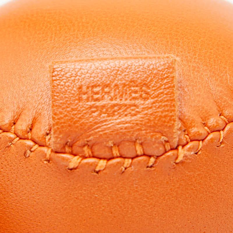  エルメス 2007年 オープン記念 ボール オレンジ レザー メンズ HERMES 1 0242683 その他 小物