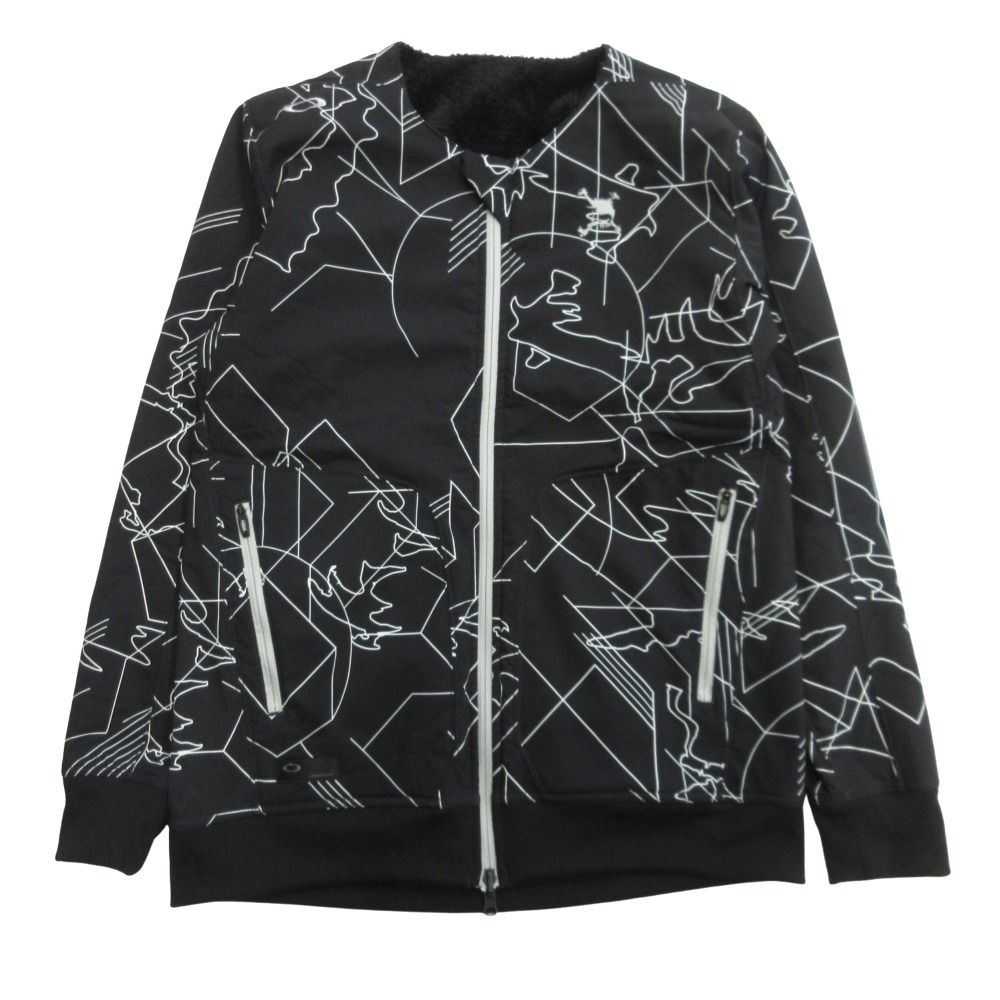 【新品タグ付き】OAKLEYスカル リバーシブル メンズ ウィンドジャケット L 新品同様 OAKLEY オークリー Skull Reversible Wind Jacket スカル