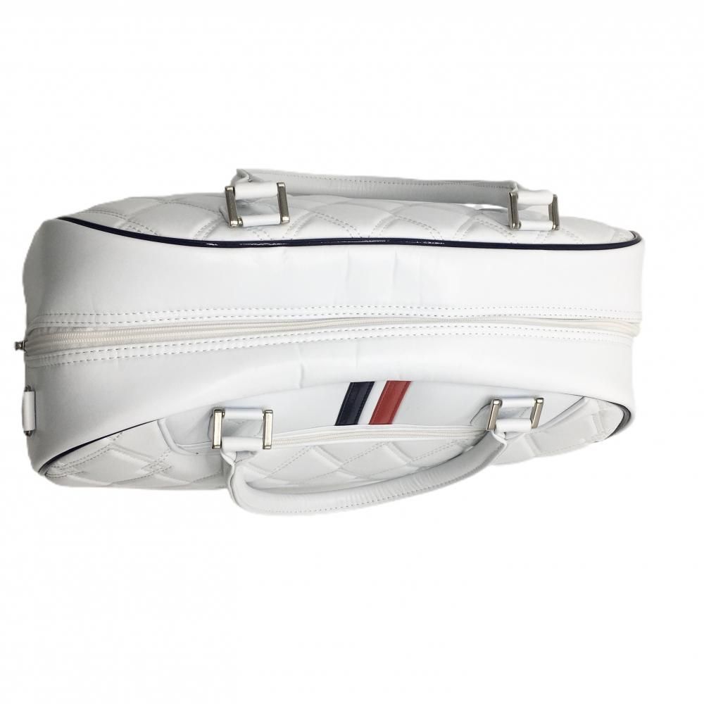 美品】キャロウェイ 2WAYビッグボストンバッグ 白 一部トリコロール