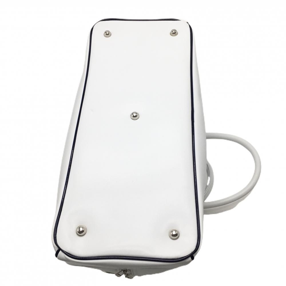 美品】キャロウェイ 2WAYビッグボストンバッグ 白 一部トリコロール