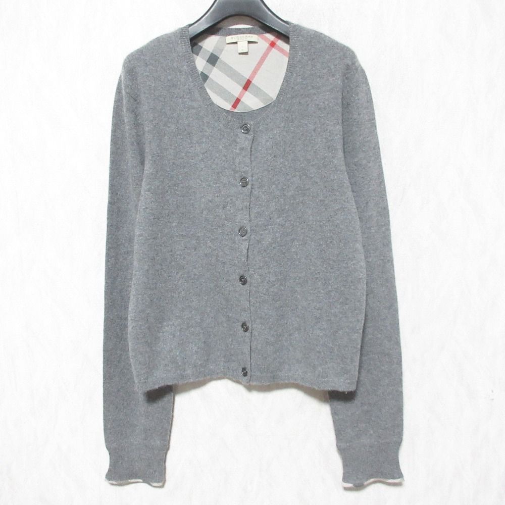 美品 BURBERRY BRIT バーバリーブリット クルーネック カシミヤ100