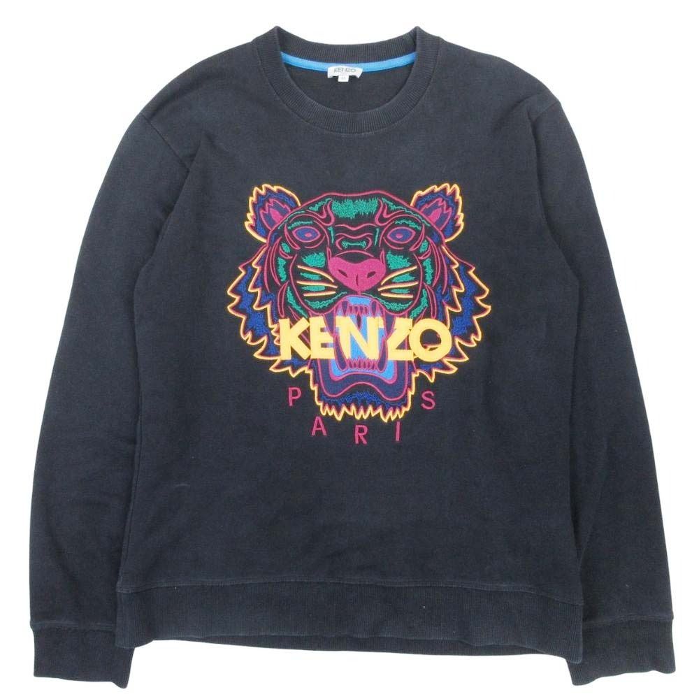 良品 KENZO ケンゾー タイガー刺繍 スウェット プルオーバー トップス