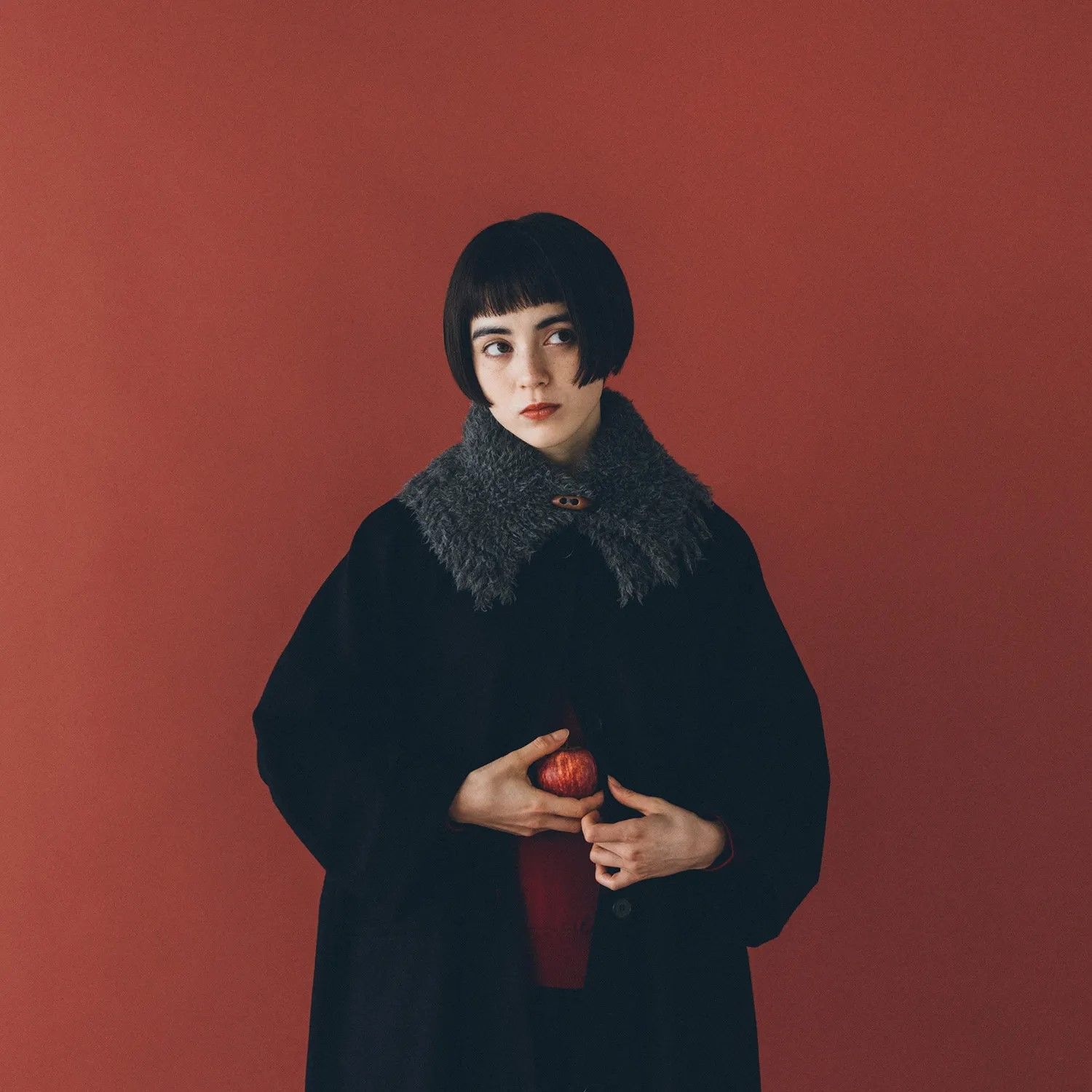 フレンチブル ティペット マフラー レディース アルパカ ブランド 国産 おしゃれ あたたかい かわいい 防寒 小さめ ポリエステル ベベティペット プレゼント ギフト グレー ブラック French Bull 17-25255 Fr 043