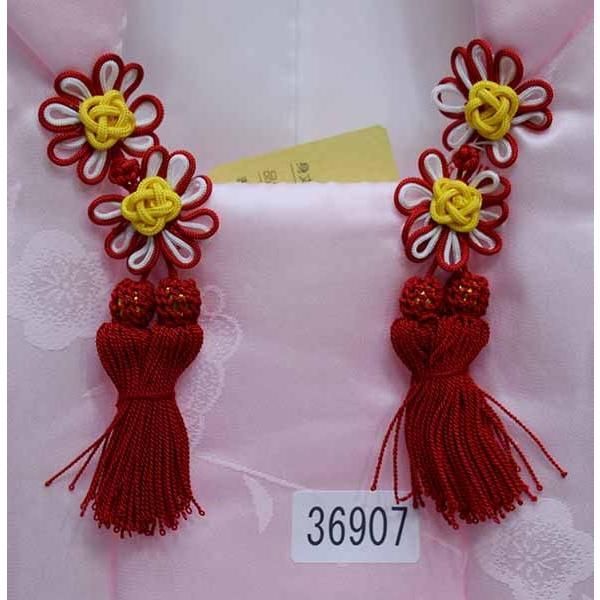 七五三 三歳 女児 被布コート 単品 正絹 日本製 薄ピンク地 ひな祭り