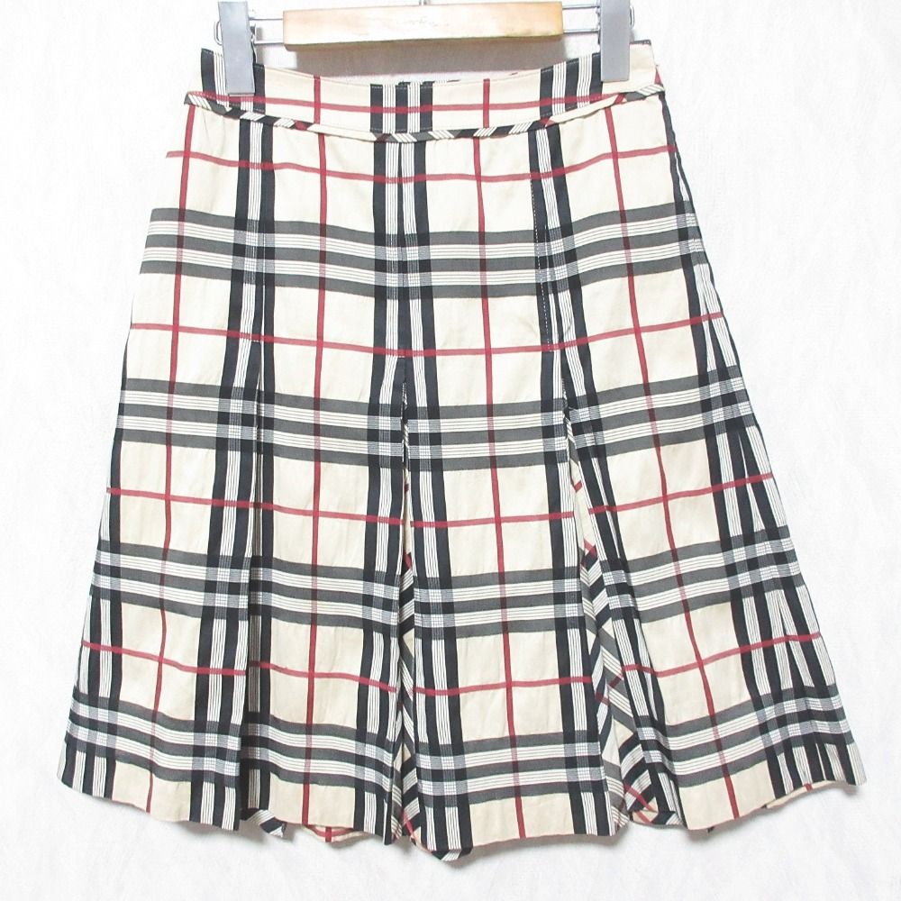 BURBERRY LONDON BURBERRY LONDON チェックスカート White Pink 36
