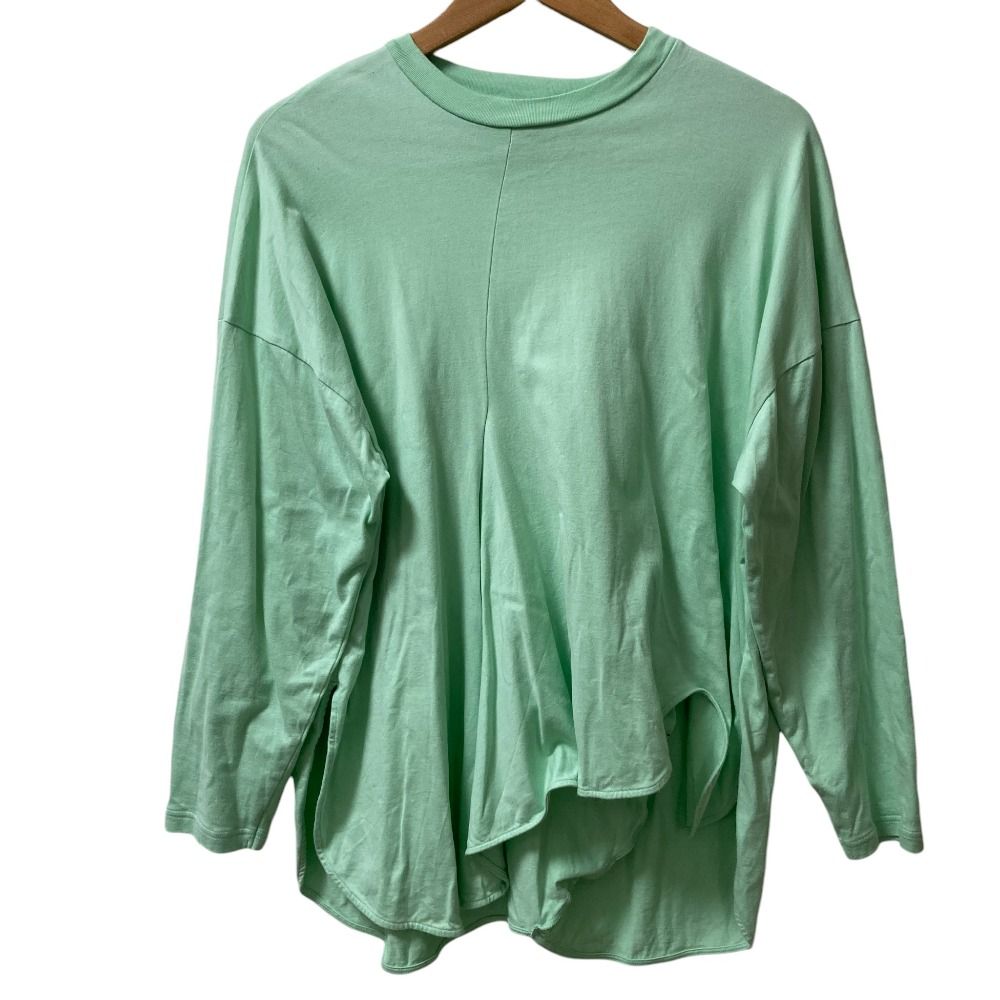 美品 25SS ENFOLD エンフォルド ASYMMETRY DRAPE LONG SLEEVES Tシャツ