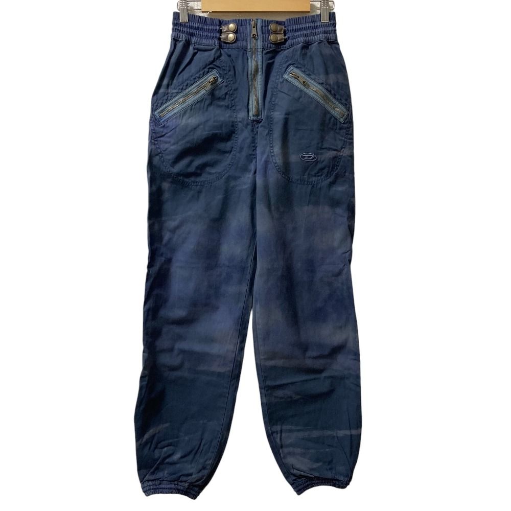 DIESEL ディーゼル P AUCUDA TREAT カーゴパンツ パラシュートパンツ サイズS ネイビー レディース 古着