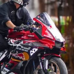 MDX ZX-25R ZX-4R カスタムアッパーカウル R1タイプ - メルカリ