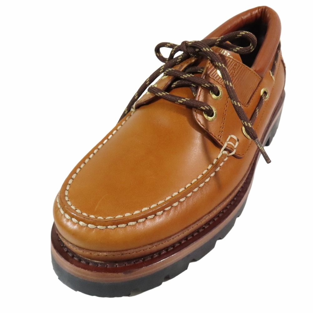 2019年製 LOUIS VUITTON ルイヴィトン サマーランド ライン エピ レザー デッキシューズ ローファー 7 5 ブラウン メンズ 古着