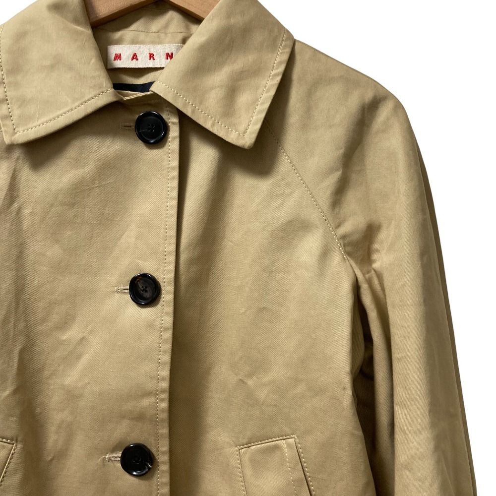 美品 MARNI マルニ ショートトレンチコート GIMA0101QU サイズ38