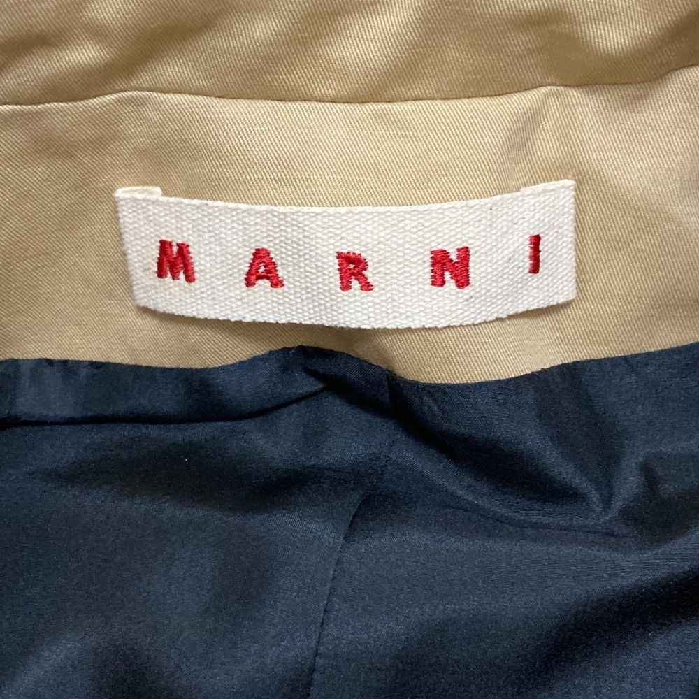 美品 MARNI マルニ ショートトレンチコート GIMA0101QU サイズ38