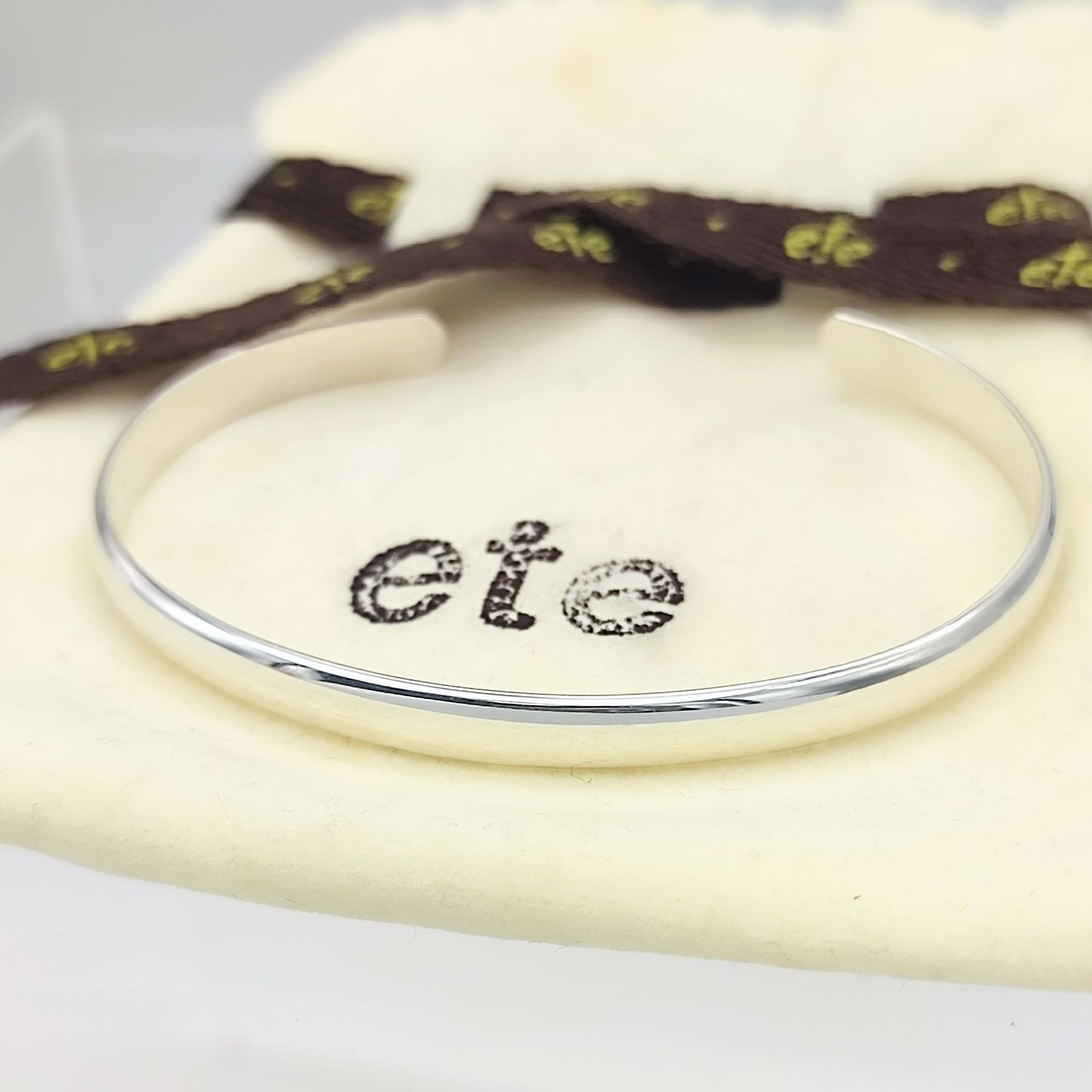 ete エテ シルバープレーンバングル SILVER シルバー925