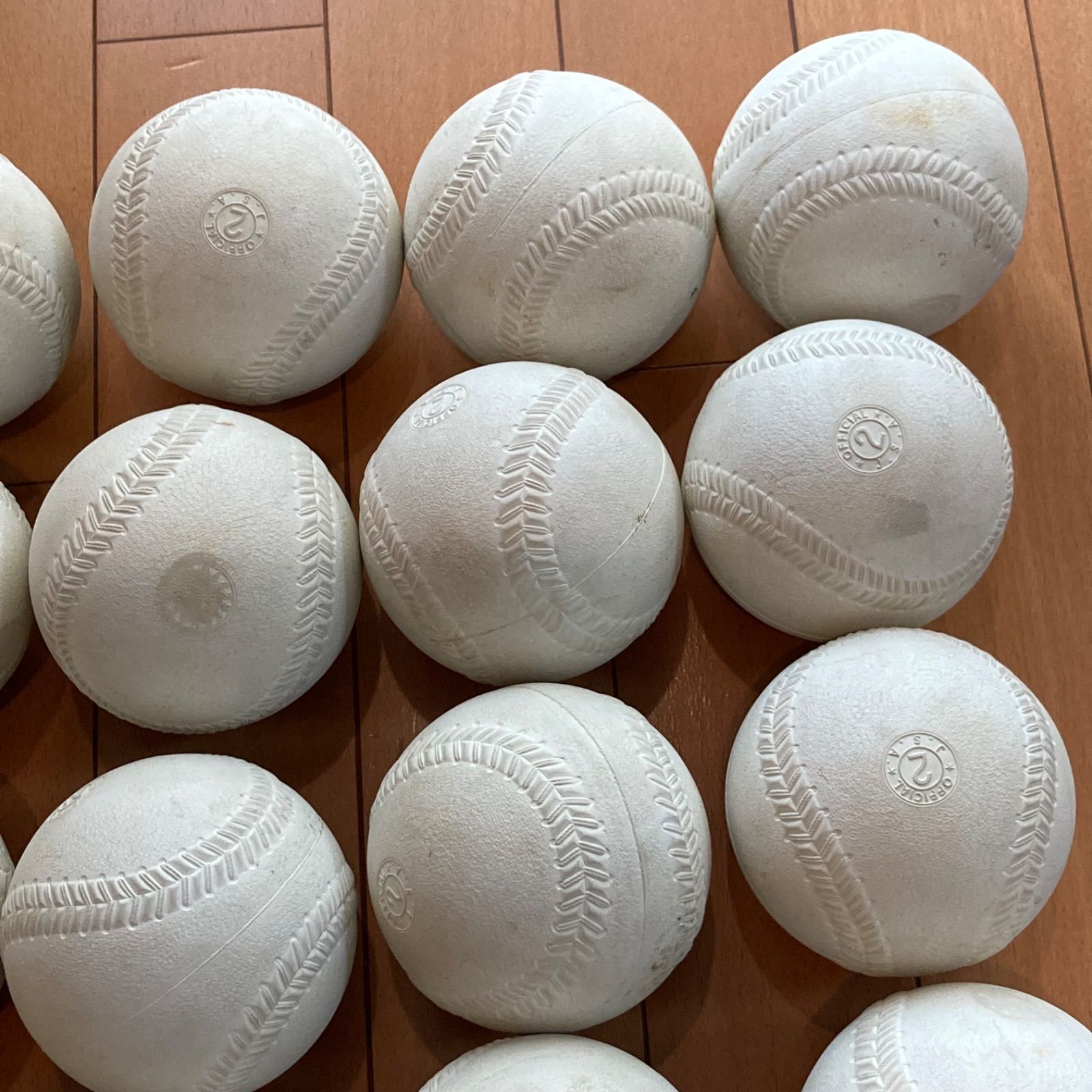  ソフトボール 2号球 セット 検定落ち ホワイト その他 ボール