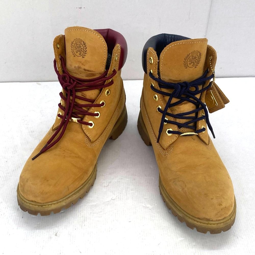 03 w 22658 Kith x Timberland GTX 6 Super Boot キス × ティンバーランド スーパーブート ベージュ 28.5 cm メンズ 6インチブーツ ブーツ