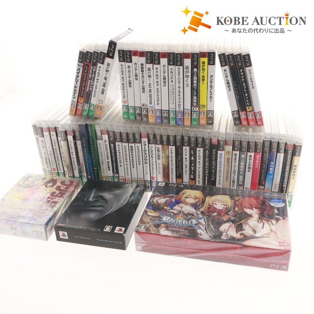 PlayStation 3 ソフト 64本 セット まとめ売り グランドセフトオート レッドデッドリデンプション 三国無双 等 き 含む