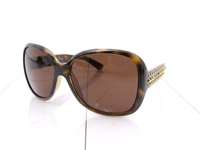 美品 プラダ SPR08O サングラス べっ甲 ブラウン ゴールド レディース 美品 プラダ SPR08O サングラス べっ甲 ブラウン ゴールド レディース
