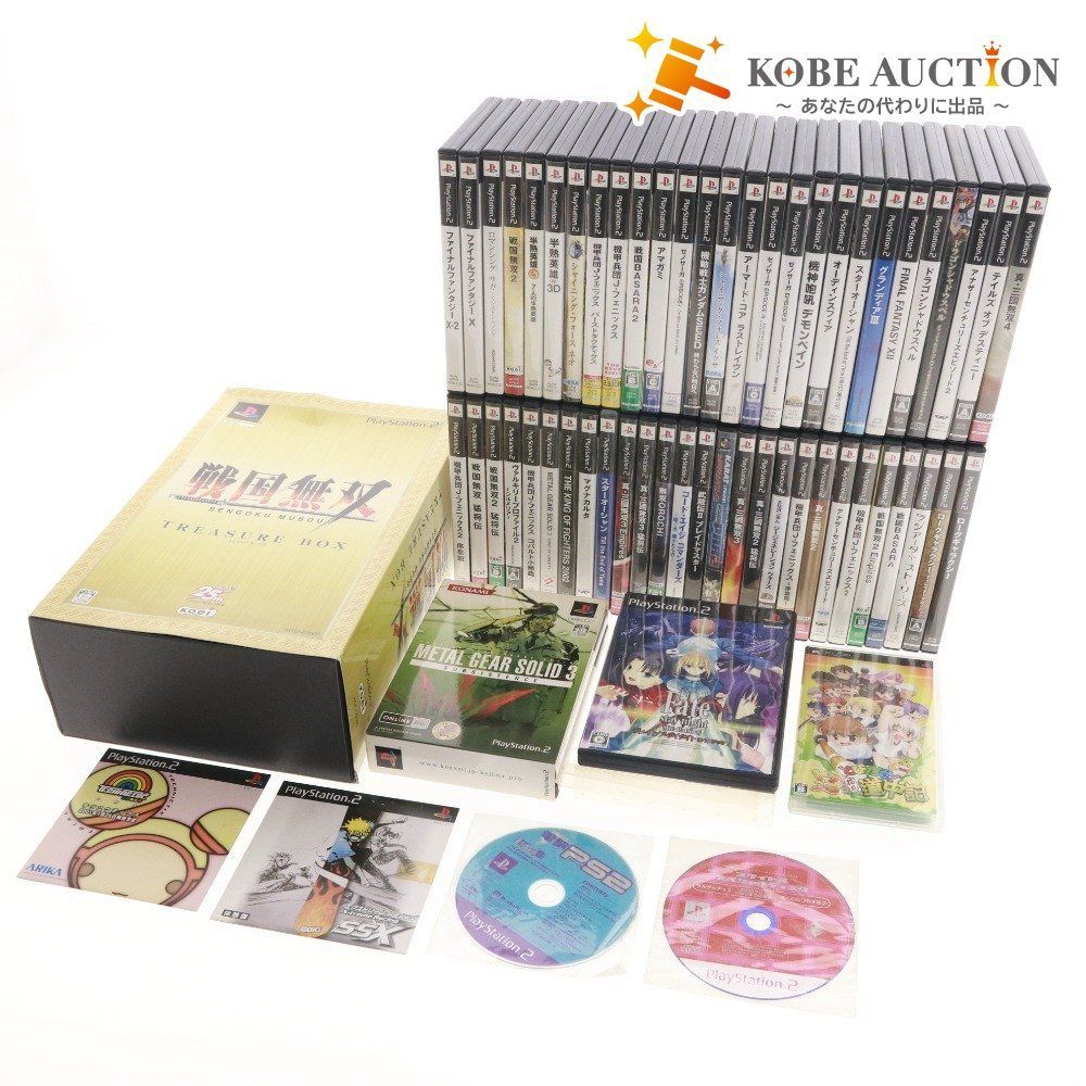PlayStation 2 PS ソフト 他 63本 セット 戦国無双 ファイナルファンタジー ゼノサーガ 真三国無双 アーマードコア 等