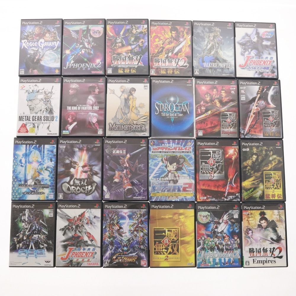 PlayStation 2 PS ソフト 他 63本 セット 戦国無双 ファイナルファンタジー ゼノサーガ 真三国無双 アーマードコア 等