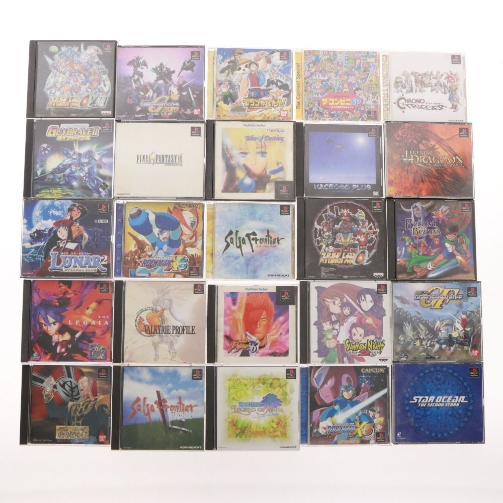 PlayStation ソフト 58本セット ファイナルファンタジー ロックマン ガンダム シムシティ クロノトリガー 等