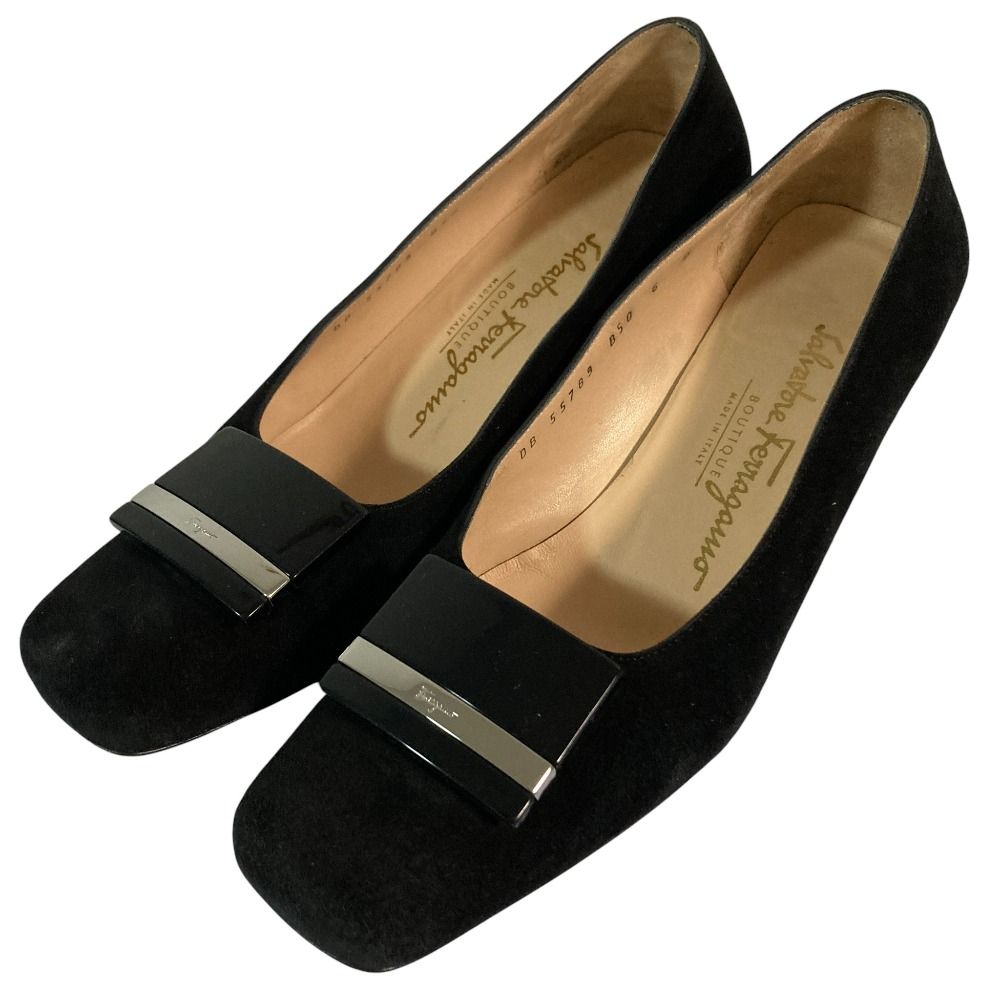 美品 Salvatore Ferragamo サルヴァトーレフェラガモ プレート付き 
