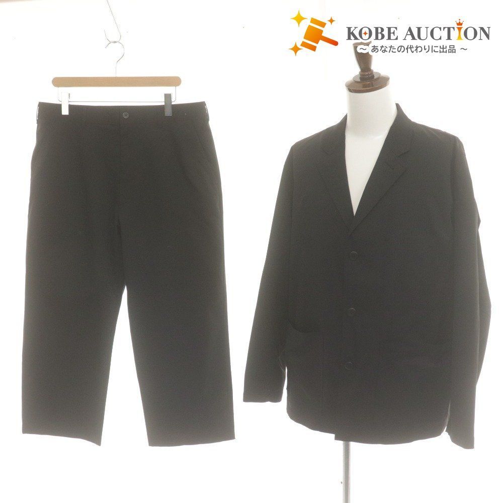 ユニクロ C ジャケット パンツ セットアップ メンズ XL ブラック