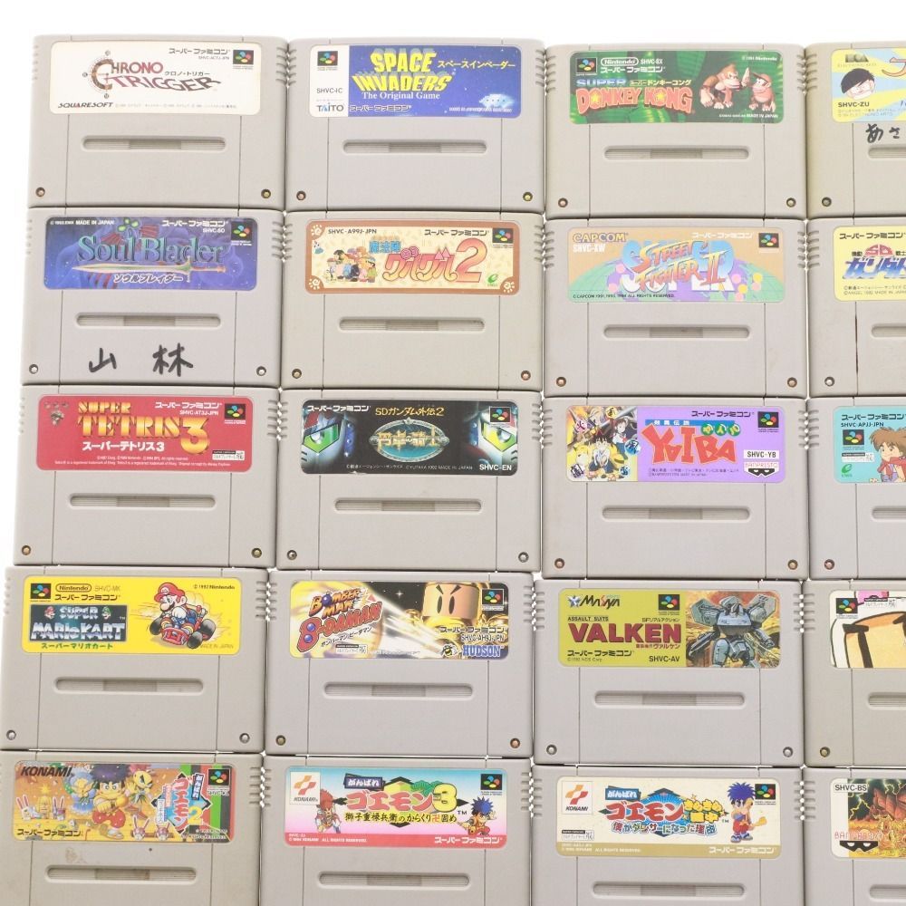 任天堂 ニンテンドー ゲームキューブ 64 スーパーファミコン ソフト 35本セット スーパーマリオ ボンバーマン 説明書 等