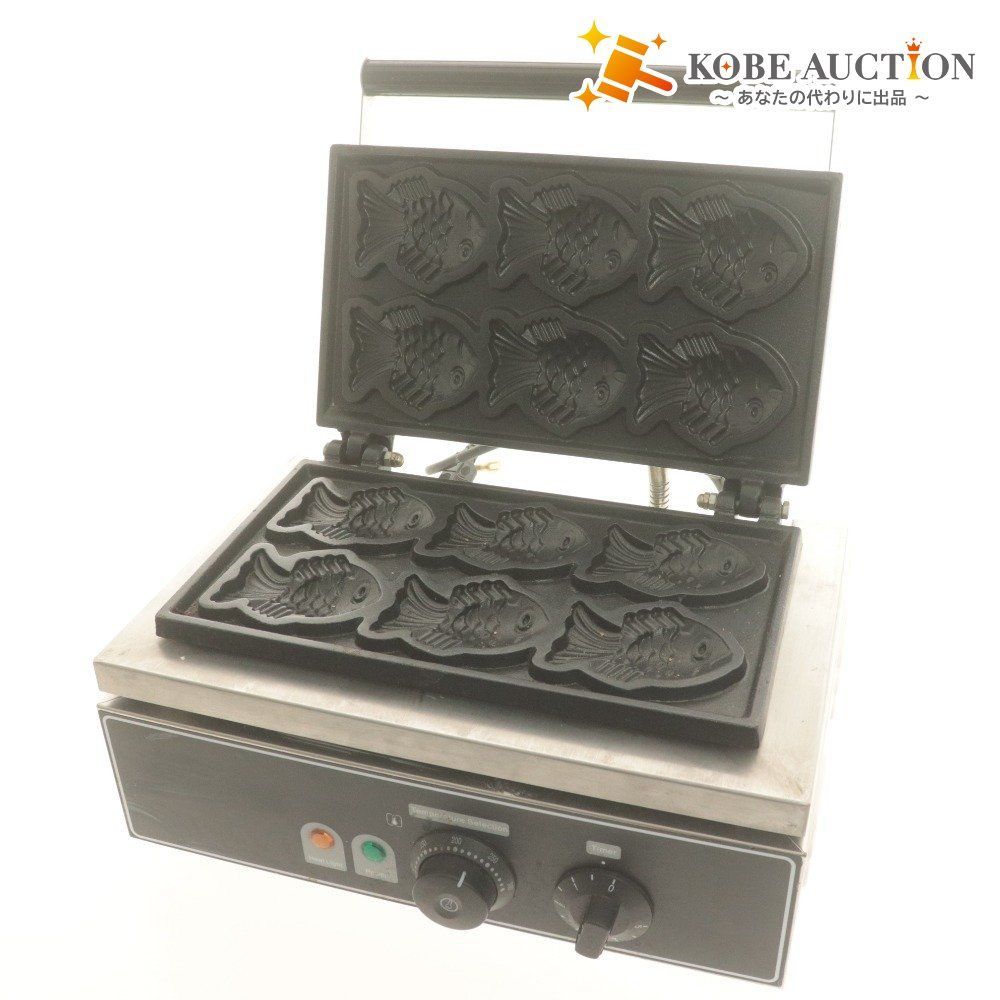 YYJQ 鯛焼き たい焼きメーカー 業務用 FY-112 1550 W 穴 電気加熱器 動作未