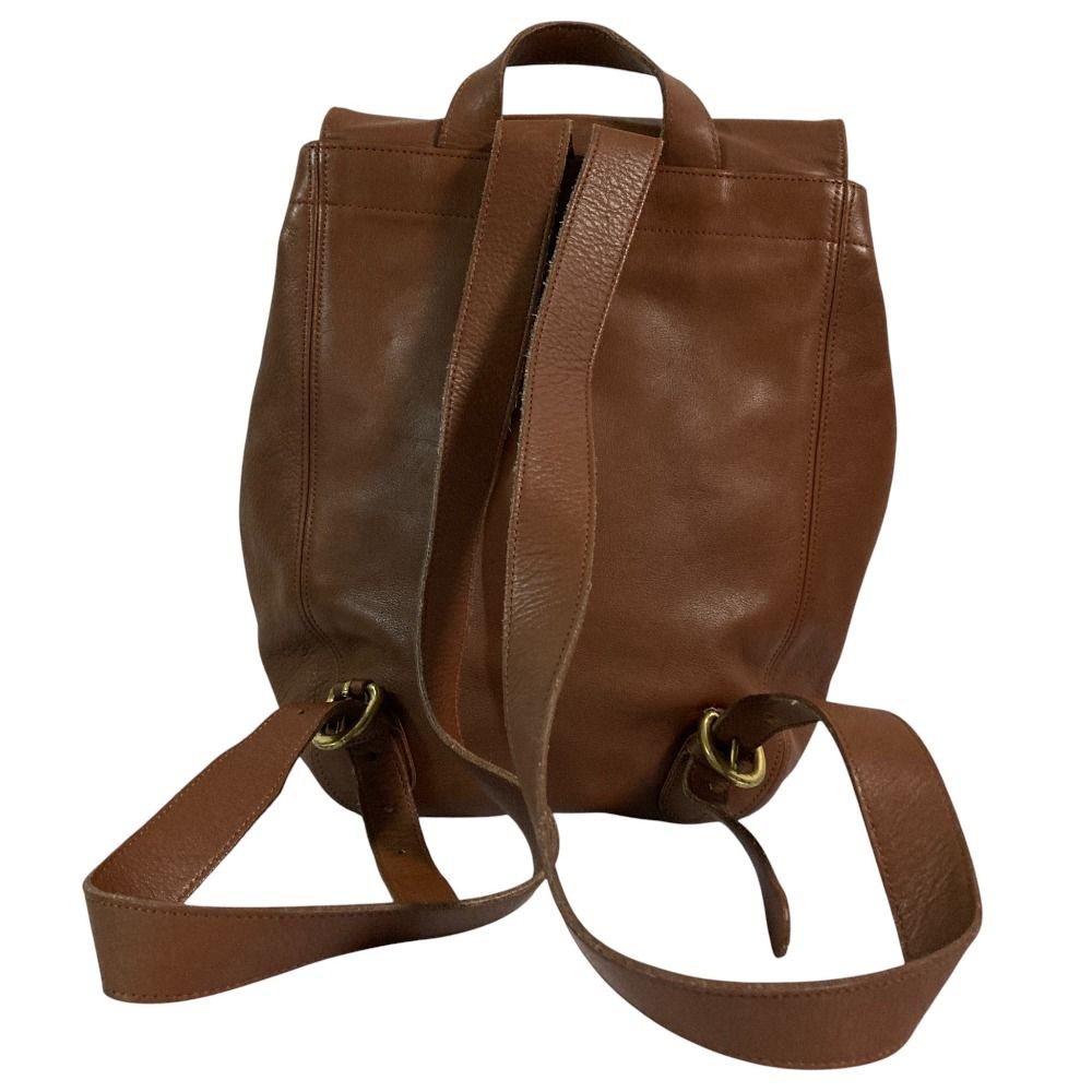 オールドコーチ OLDCOACH リュック レザー ブラウン 4134 良品 COACH オールドコーチ USA製 レザー リュック バックパック