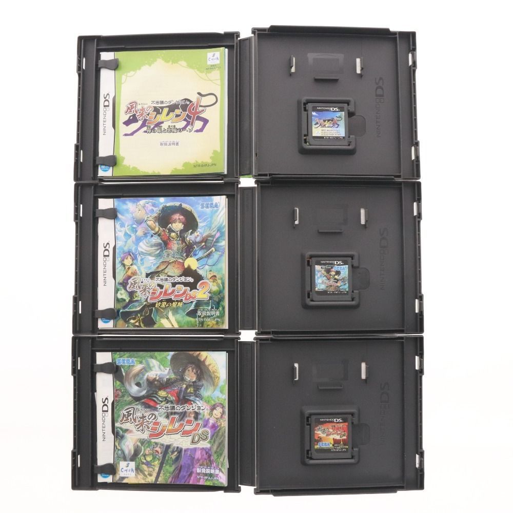 □ 任天堂 DS ソフト 風来のシレン 2 4 3本セット まとめ売り
