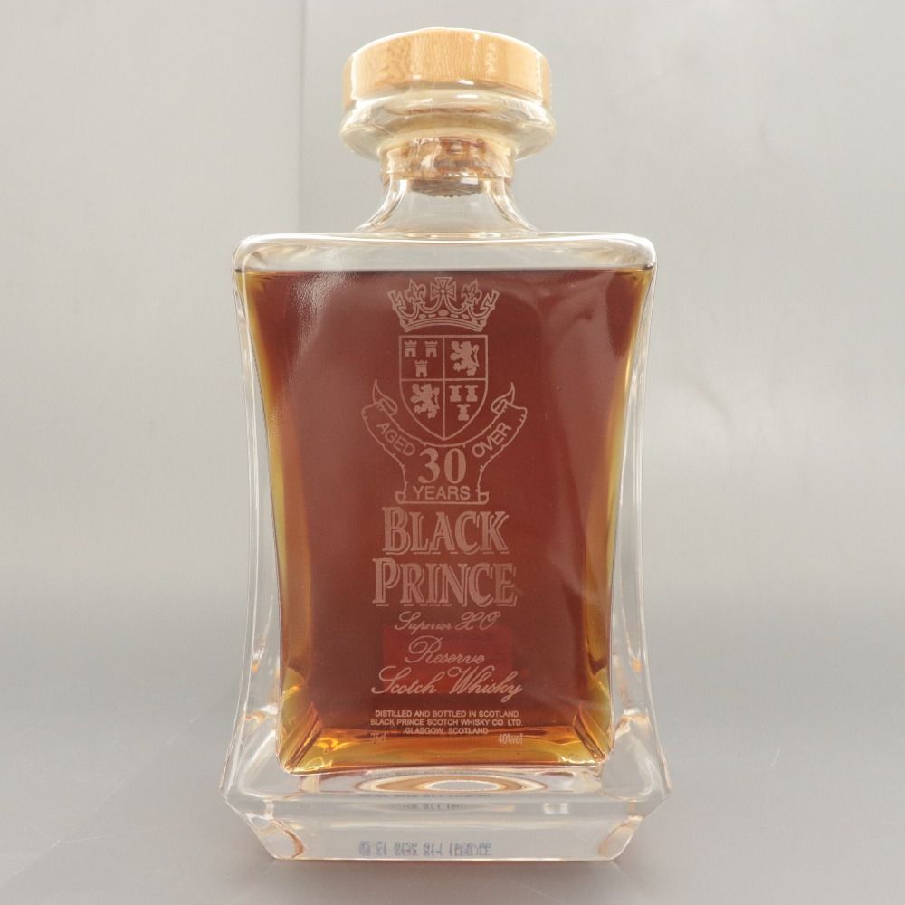 □ 酒 ブラックプリンス 30年 スコッチウイスキー 750ml 40％ 箱付き